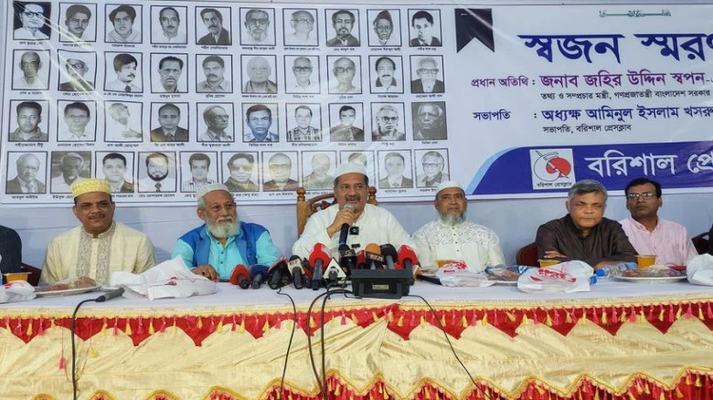 গণমাধ্যমকে স্বাধীনতা না দিলে তাদের সৃজনশীলতা থাকবে না:তথ্য ও সম্প্রচার মন্ত্রী জহির উদ্দিন স্বপন...