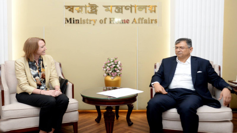 সচিবালয়ে স্বরাষ্ট্রমন্ত্রীর সঙ্গে অস্ট্রেলিয়ার হাইকমিশনারের